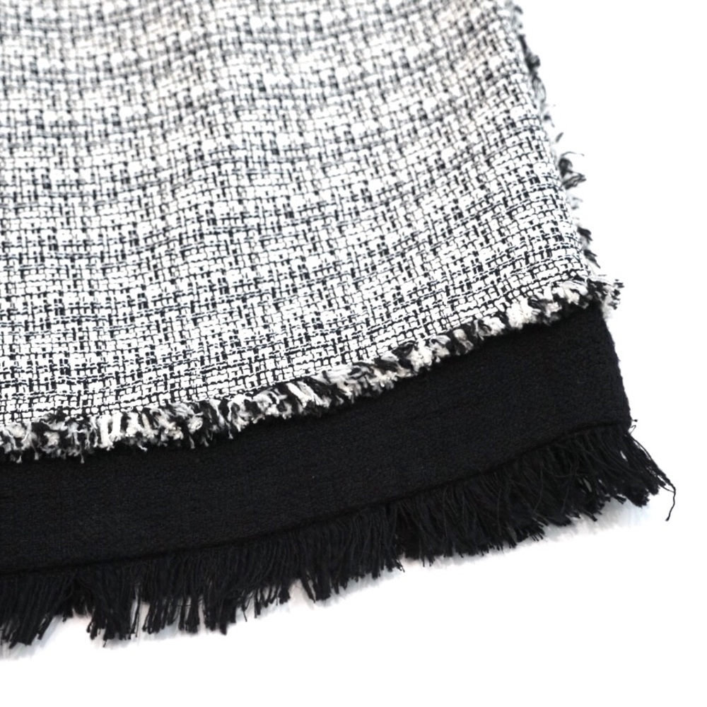 Alice + Olivia Tweed Monochrome Top - Picture 2 of 6
